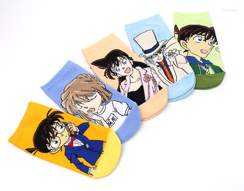 

Women Socks 2022 Men Cute Janpanese Anime Cartoon Ankle Harajuku Cotton Non-Slip Kawaii Funny Summer Low Cut Short Size 35-40