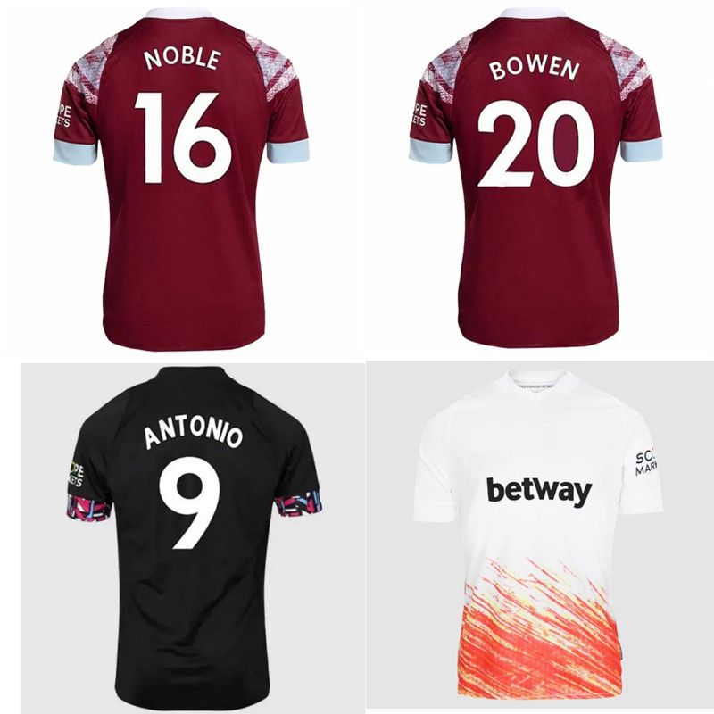 

Top  23 West Hams Jerseys United BENRAHMA LANZINI Soccer jersey 2022 2023 fans player football shirt ANTONIO NOBLE FORNALS DAWSON Vlasic SOUCEK maillot de foot, Westham2223home(player)