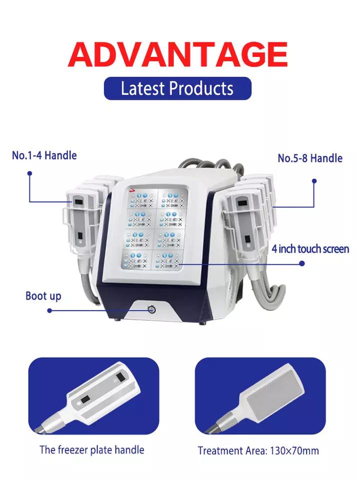 

Cryo Machine Anti Cellulite Cryo Fat Freezing slimming Apparatus for Weight Loss and body shaping