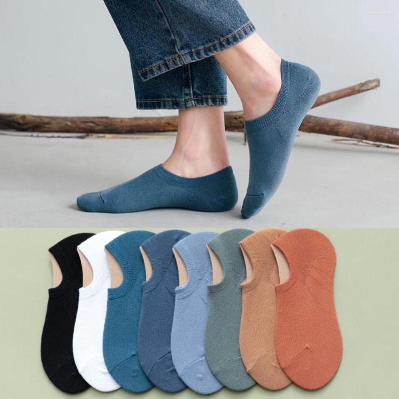 

Men's Socks 10 Pairs/Lot Men's Shallow Spring/Summer Thin Ankle Solid Color Versatile Casual Short Breathable Cotton, Color mixing