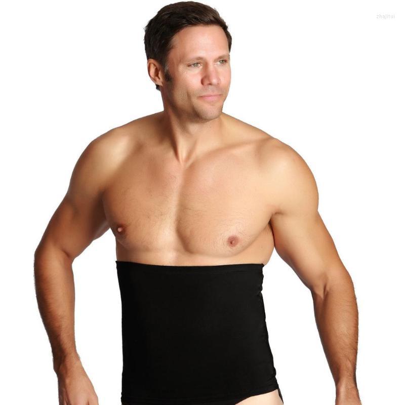 

Men's Body Shapers Men's Slimming Belt Men Abdomen Fat Burning Control Weight Loss Waist Sweat Tummy Corset Trainer Shapewear Black