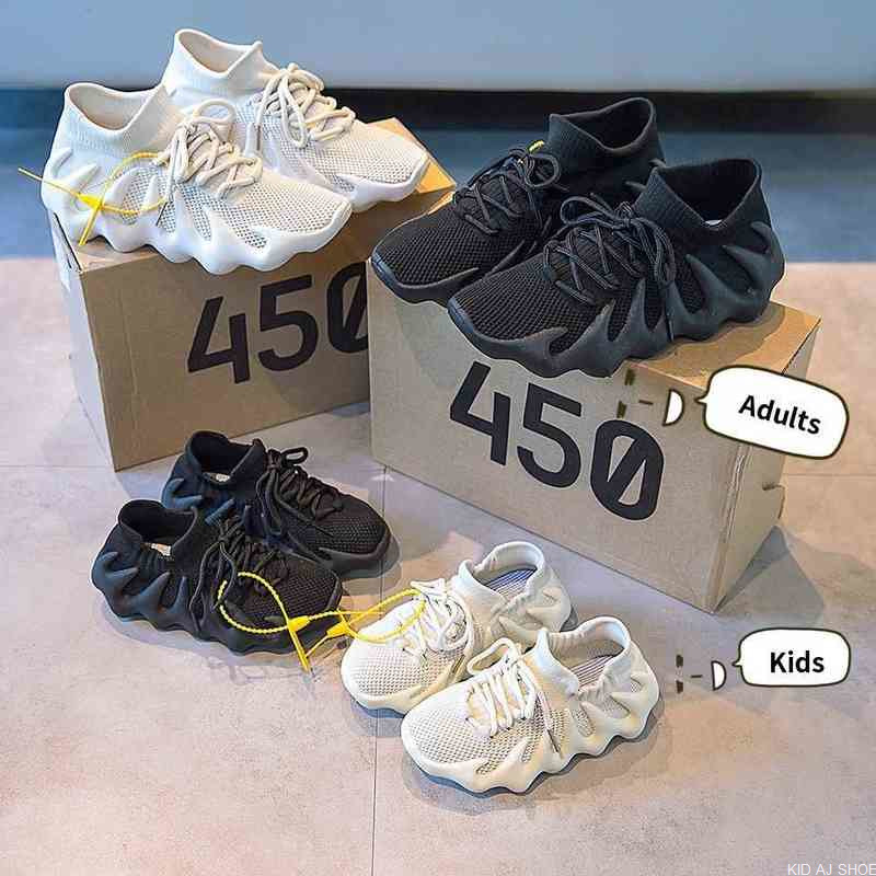 

DHL Children 2022 Fashion Shoes Boys Girls Cloud White 450 Sneakers Toddler Little Big Kids Brand Trainers Dark Slate Designer X0719 6YEIAQMG, Black