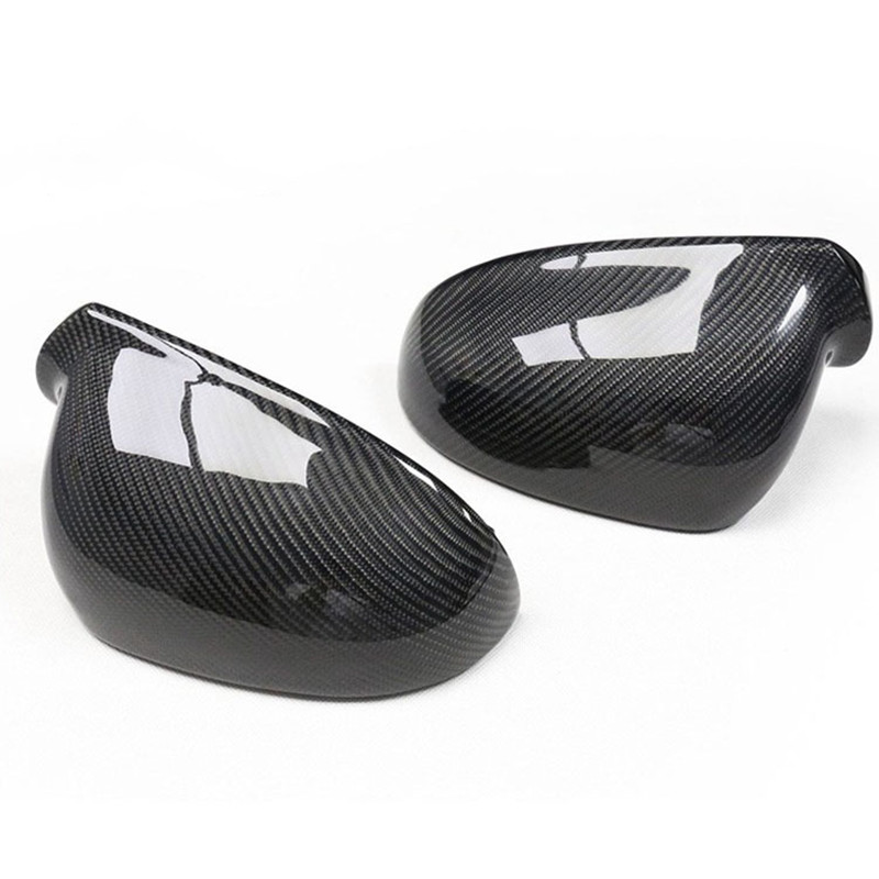 

Car Mirrors for Vw MK5 Rearview Mirror Housing Golf 5 Carbon Fiber Housing Replacement Inverted Cover Caps Exterior Side