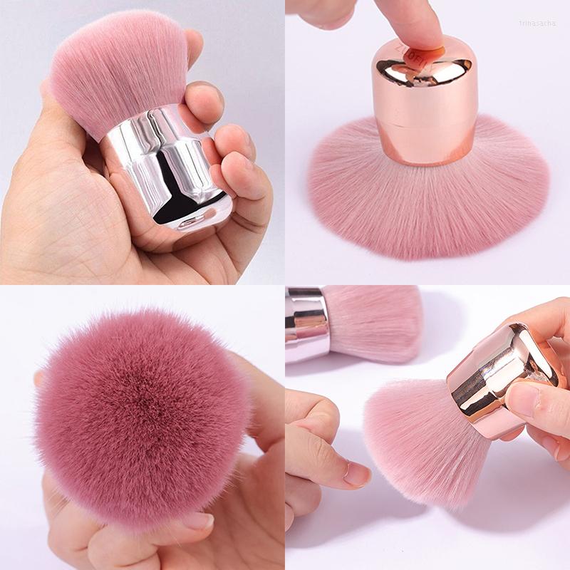 

Makeup Brushes Loose Powder Brush Mushroom Head Pink Single Set Soft Hair Girl Blush