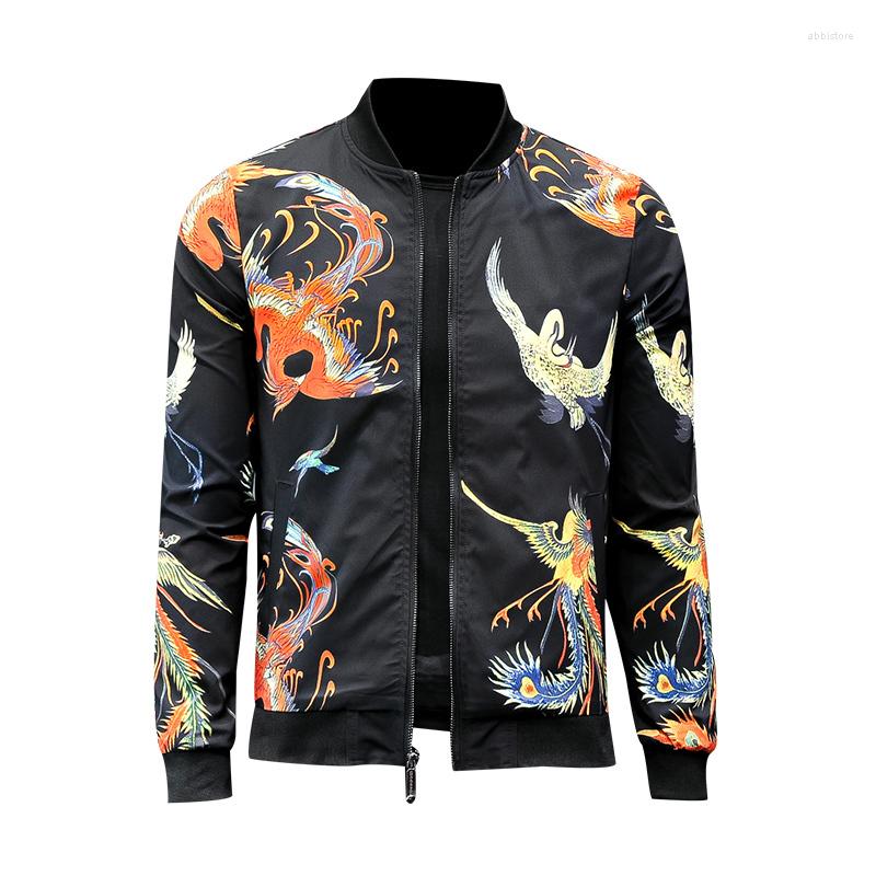

Men's Jackets Pattern Print Gold 2022 Spring Bomber Jacket Men Chaquetas Para Ropa De Hombre Club Nocturno Plus Size 5xl, Picture shown