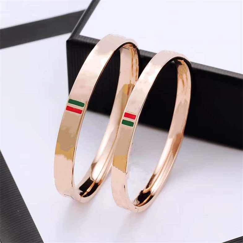 

Design Jewelry bracelet Designer Fashion For Mens Women Gold Stainless Steel Bracelets Designers Jewellry Bangles couple birthday Gifts Jewelry Wholesale