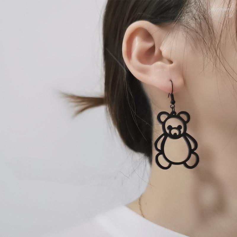 

Dangle Earrings Cute Jewelry Black Hollow Out Animal Drop For Women Girls Kids Trendy Accessories