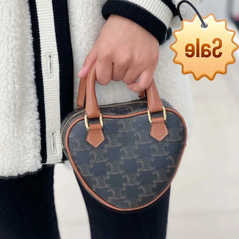 Designer bags Arc De Triomphe Mini Old Flower Love Spring and Summer 2022 New Women's Leisure Single Shoulder Crossbody Bag Fashion Handbag Fac