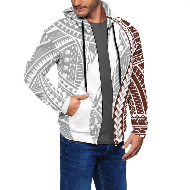 

Men' Hoodies Samoa Hoodie Men Personalised Zipper Sweatshirt Polynesian Tribal Vintage Fashion Men, 432076098