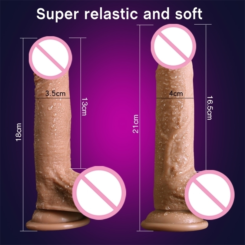 

Anal Toys Big Soft Dildo Realistic Suction Cup Penis Lesbian Strapon Dick Huge Sexy Silicone Dildos For Women Gay Dildio Adult Sex Toys 221010