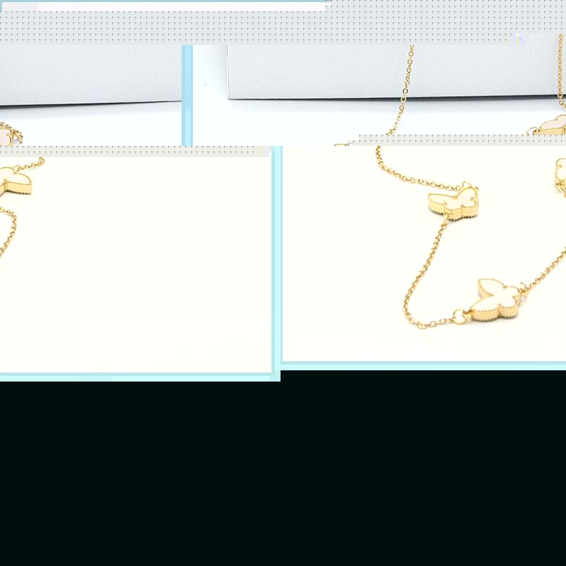 

Pendant Necklaces Classic Design Clover Pendant Necklace Gold Stainless Steel 4 Leaf Flower Bracelet For Women Gift Drop D Fybestshop Otb6D