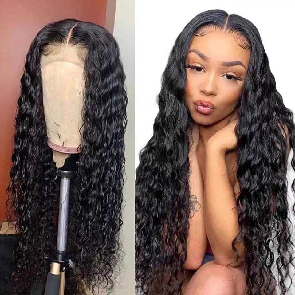 

Synthetic Wigs Wig New Hot selling long curly hair big wave corn perm set 221010, Natural black