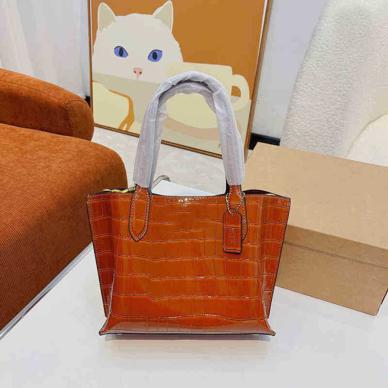 

Shoulder Bag Tote Designer Handbags Women Fashion Crossbody Bags Classic Alligator Leather Handbag Printed Lady Large Capacity Shopping Bag Package 221010, Grey