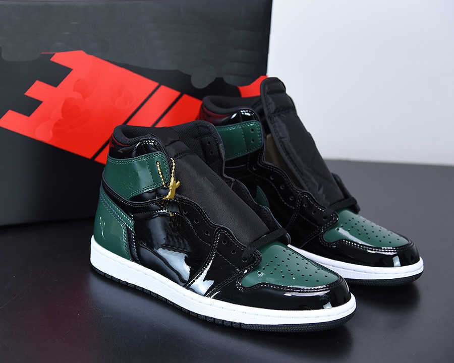 Jumpman 1 X SoleFly Chaussures de basket-ball Noir Fir-Team Orange Sneaker extérieur avec boîte jumpman1shoes