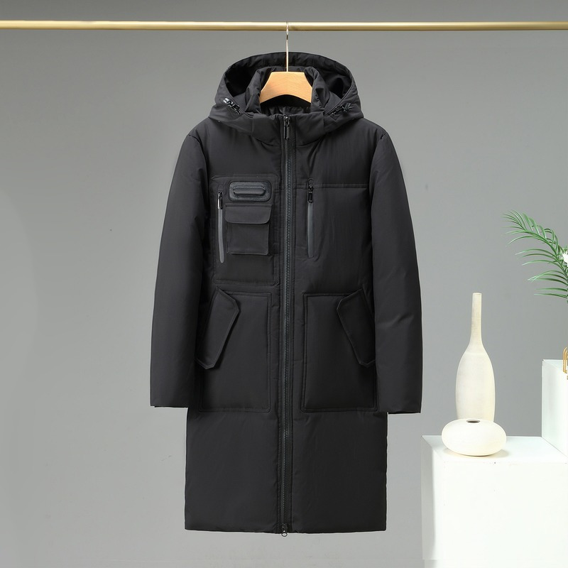

Men's Jackets Large size 4XL Autumn Winter Men's Long Jacket Parkas Men Warm Casual Parka Coat MediumLong Thickening Hat Jacket Parka Men 221010, Green