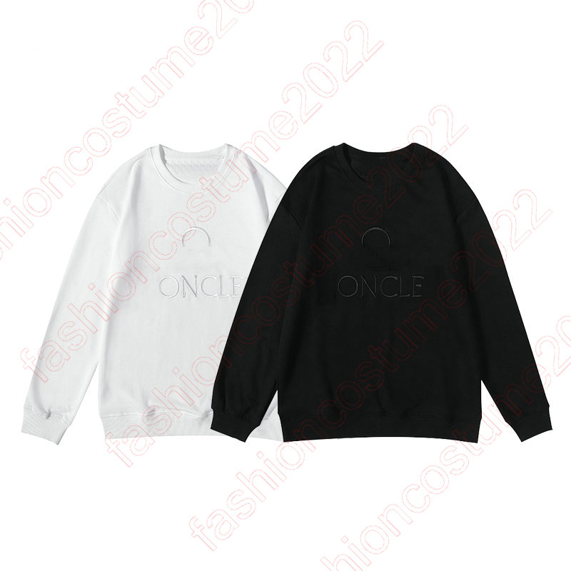 

2023 Logo Outline Embroidered Sweatshirt Hooded Sweatshirt Letter Graphic Oversize Men Sweatshirt Round Neck Hip Hop Streetwear Fashion Male Pullovers Hoodie 55