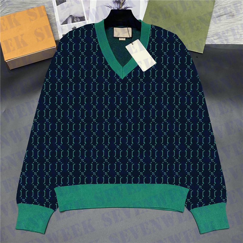 

Womens Knited Hoodie Designer Sweaters Full Letter V Neck Women Pullover Loose Long Sleeve Sweater Tops, Extra shipping/no ship