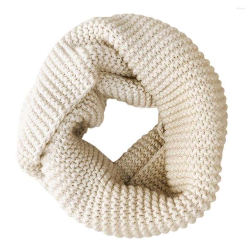 

Bandanas Fashion Women Winter Solid Color Warm Circle Infinity Knitting Cowl Neck Scarf Wrist Wrap Band Magic Head Square