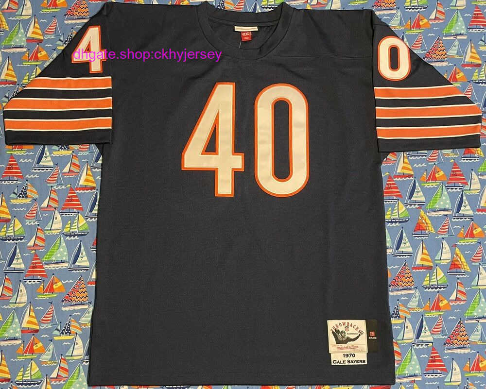 

New Jerseys Mitchell Cheap Authentic & Ness Gale Sayers Football Jersey Mens Kids Stitched Throwback Jerseys, Same as picture