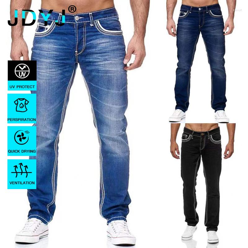 

Men's Jeans Mens High Quality Fashion Daily Smart Casual Men's Stretch Pants Street Style Students Vintage Trousers Youth Cool Pant, Black