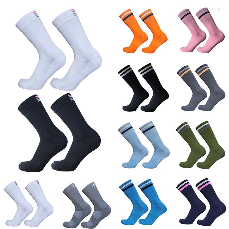 

Sports Socks Rapha Road Bike Striped Men And Women Breathable Outdoor Racing Cycling, A grey