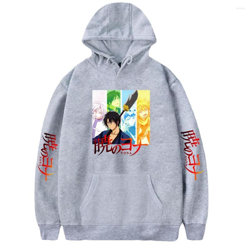 

Men's Hoodies Yona Of The Dawn Hoodie Streetwear Anime Printed Long Sleeve Pullover Casual Sweatshirt Sweatshirts Warm, Black3