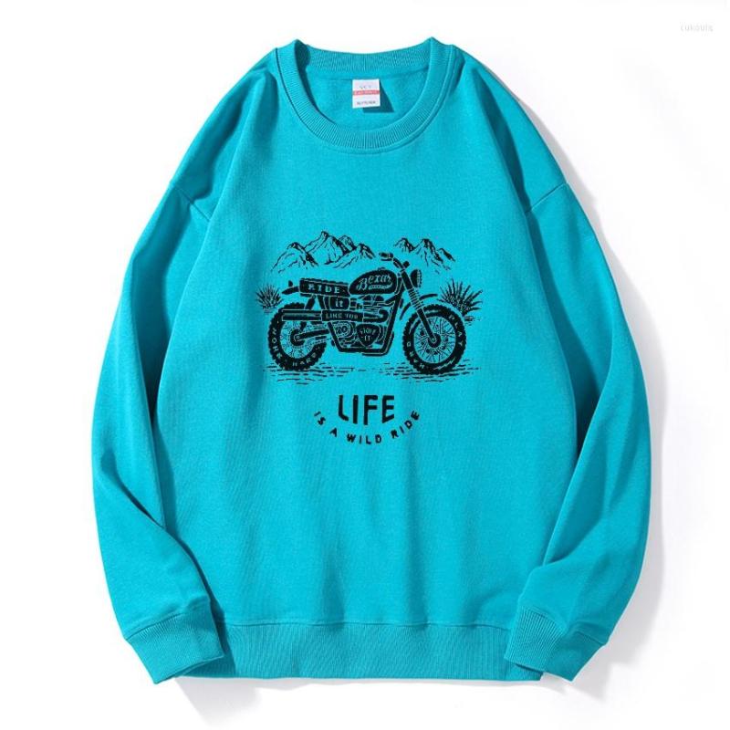 

Men' Hoodies Drop Cotton Hooded Motorcycle Unisex Sweatshirts Funny Men Sholder, Motor12-blk