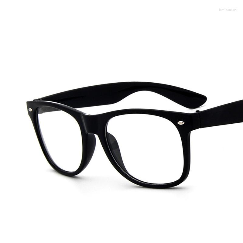 

Sunglasses Frames 2023 Retro Men's Transparent Glasses Clear Lenses PC Comotuer Square Eyeglasses For Women Reading Eyewear Male
