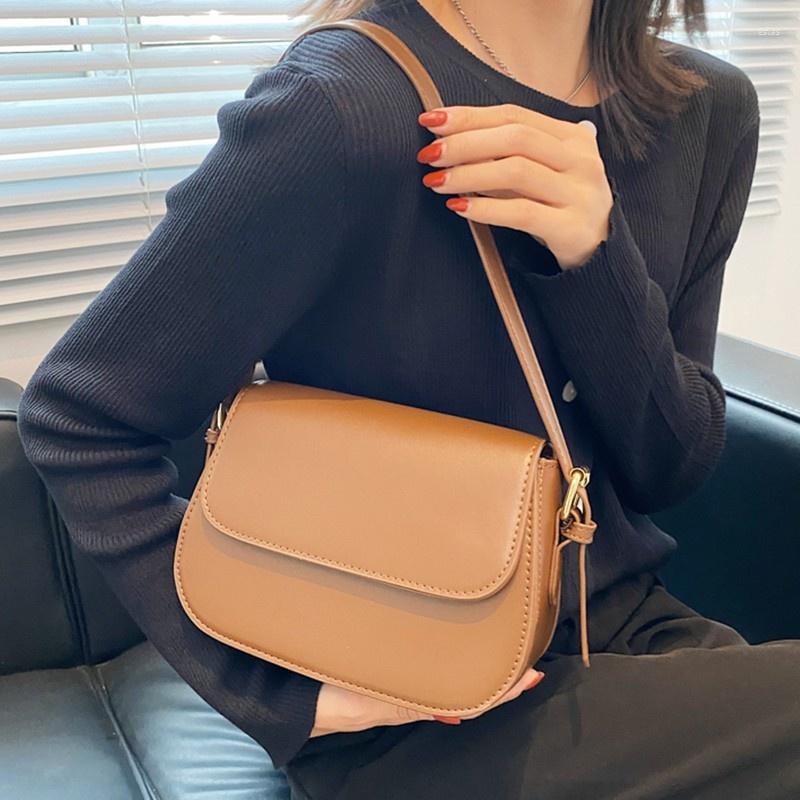 

Evening Bags Simple 2022 Women PU Leather Messenger Fashion Daily Totes Lady Elegant Handbags All-match Crossbody, Black