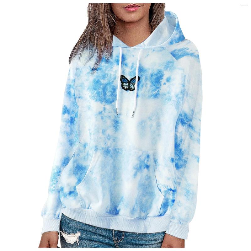 

Women's Hoodies Streetwear Women Sweatshirt Spring Autumn Harajuku Hoodie Tie-Dye Print Sudadera Mujer, Pk