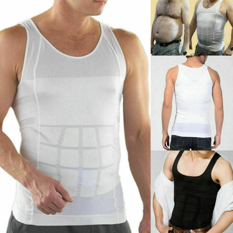 

Men' Body Shapers Men' Ultra Lift Men Muscle Trainer Fit Vest Sweat Shaper Tank Top Slimming Trimmer Shirt Tummy Sport Waist