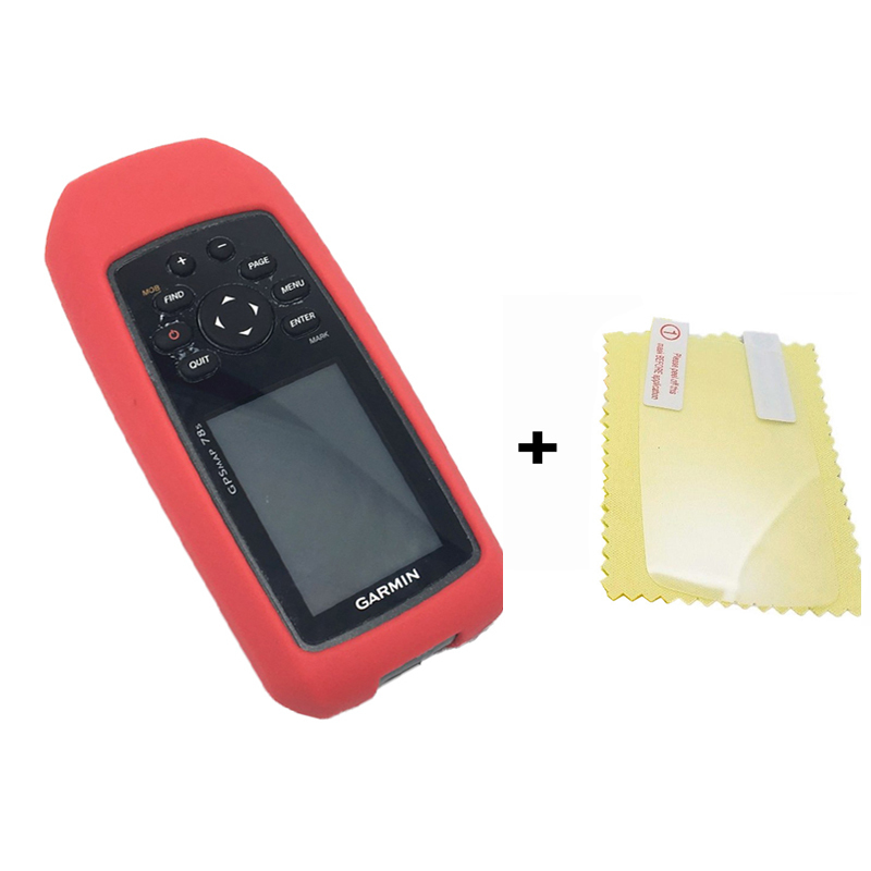 

Outdoor Gadgets Silicon Case Protect Skin Cover with Film Screen Protector for Garmin GPSMap 78 78s 73 Accessories GPSMAP 78S case with film 221010