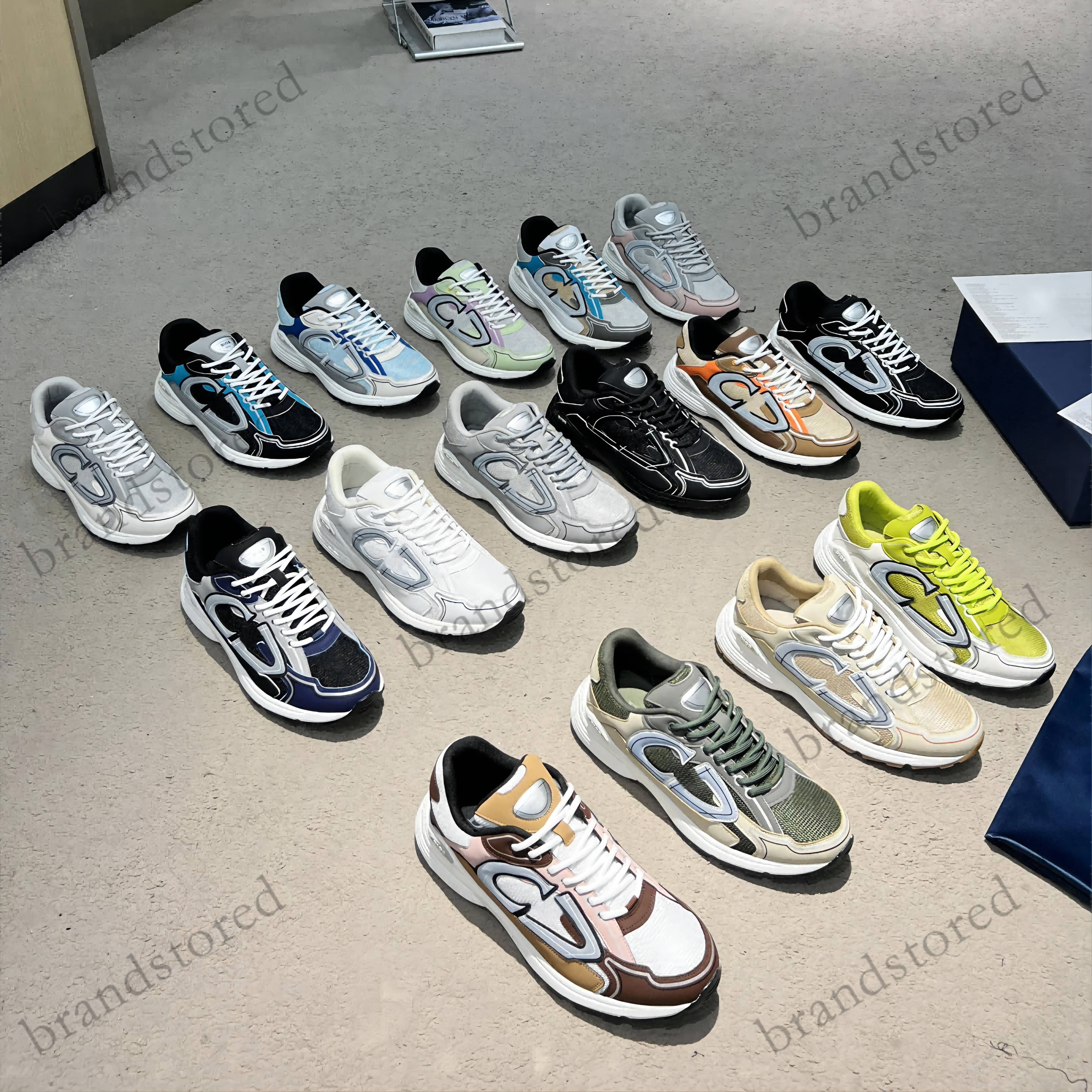 

Designer Sneakers B30 Men Shoes Vintage Sneaker Calfskin Mesh Women Shoe Technical Oblique Runner Trainers Outdoor Casual Trainer