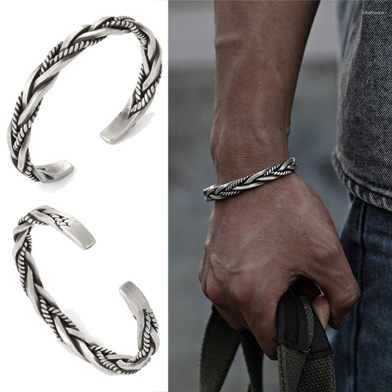 

Bangle Fashion Cuff Bracelets Bangles Men Women Black Silver Colour Bracelet Luxury Jewelry Gift