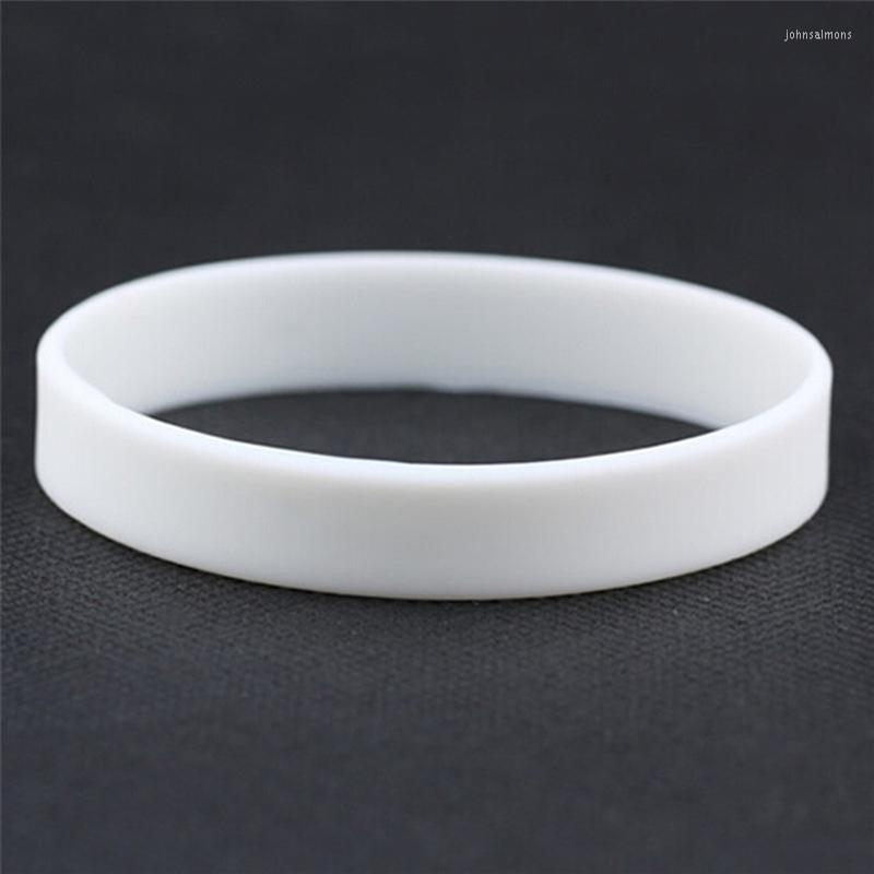 

Charm Bracelets Silicone Rubber Elastic Wristband Sports Casual Couple Rainbow Bracelet Creative Handcuffs Chain