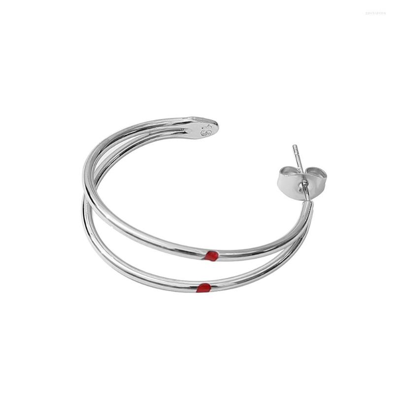 

Hoop Earrings Exaggerate Big Smooth Circle Brincos Simple Party Round Loop For Women Men Bohemian Christmas Jewelry
