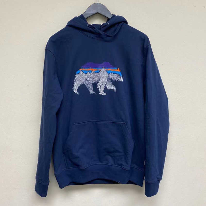 

pata sweater designer hoodie pullover pocket long sleeve animal print casual fashion jacket, Blue