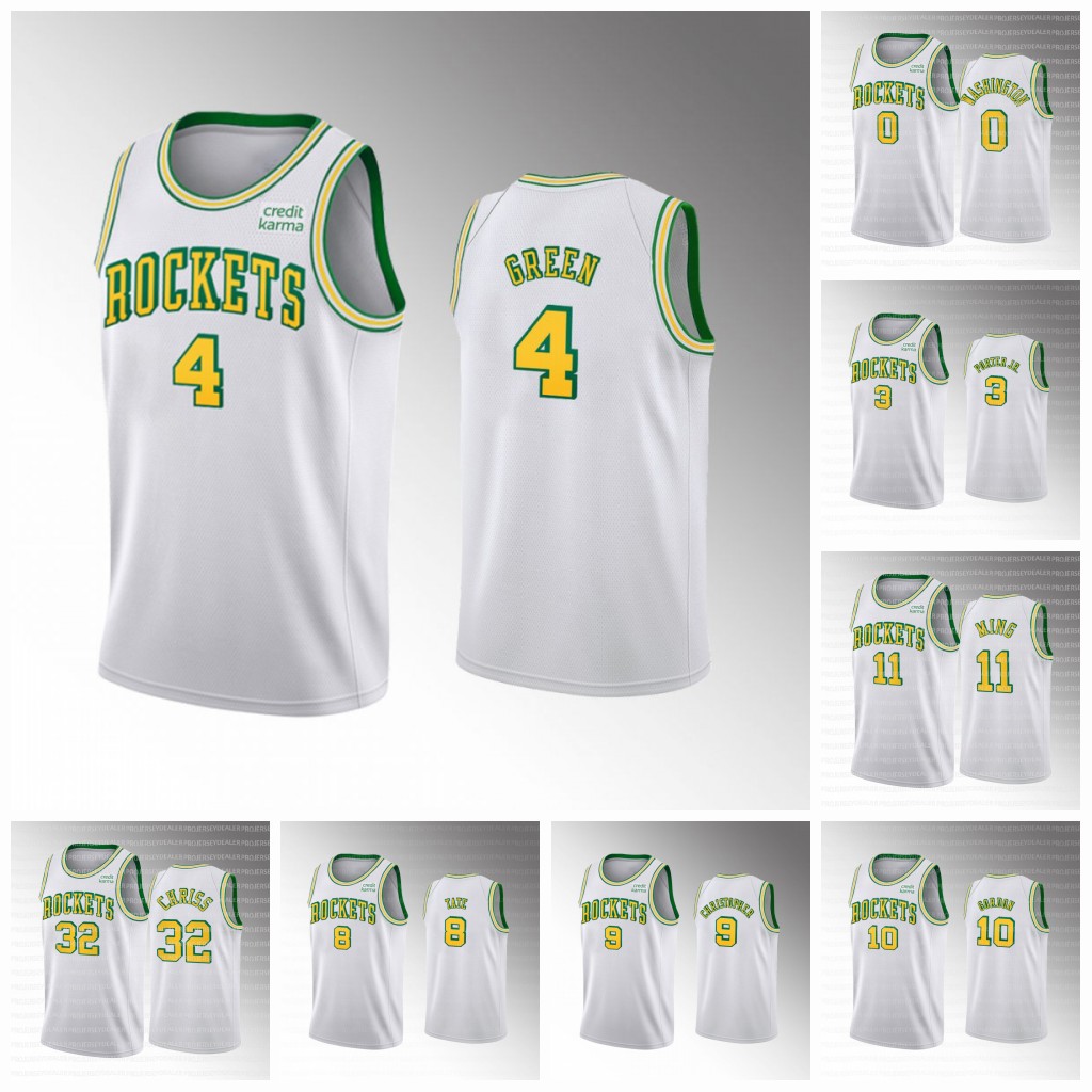 

2022 Classic Rockets Jersey Kevin Porter Jr. Houstons Jalen Green Eric Gordon Jae'Sean Tate Dennis Schroder 28 Alperen Sengun Kenyon Martin Jr. Garrison Mathews, Womens s-2xl