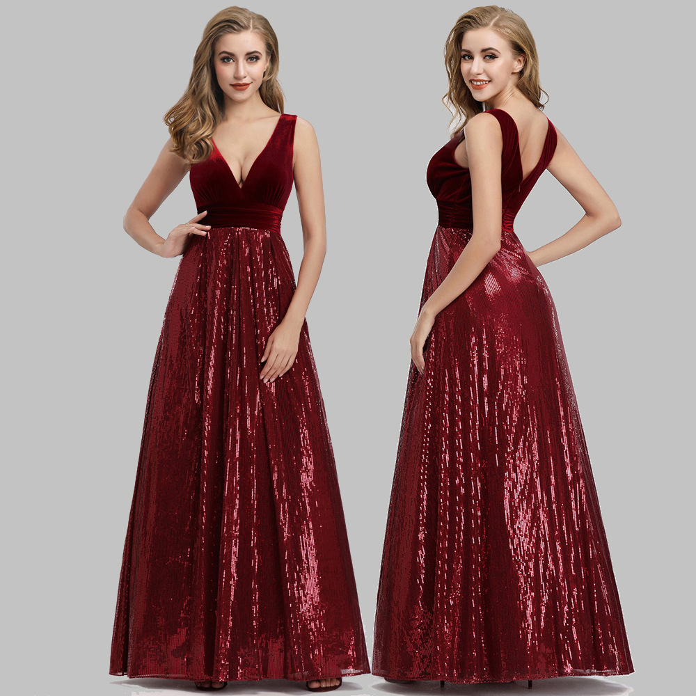 2023 luxe sirène robes de soirée paillettes perles de cristal paillettes balayage train sexy formelle mariée Pageant robes de bal sur mesure