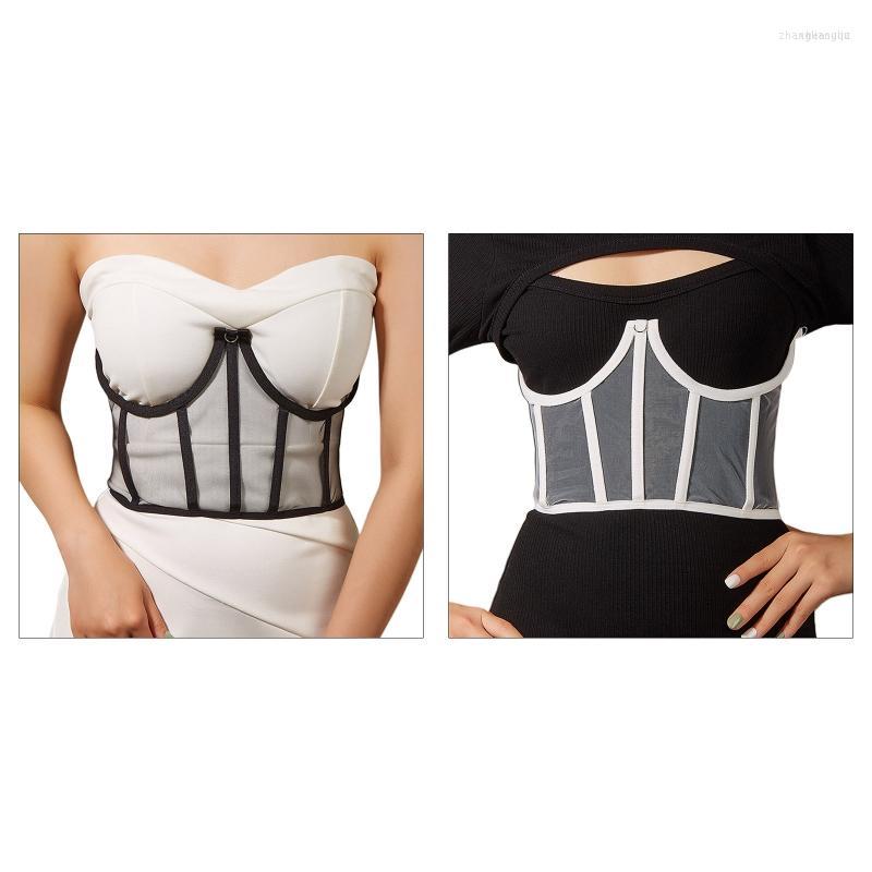 

Belts MXMB Sexy Women Corset Solid Color Woman Lace Slimming Wrap Waist Shaping Supplies, White