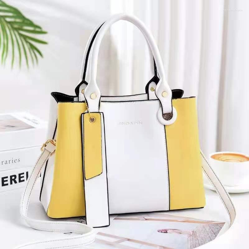 

Evening Bags Large-capacity Brand Temperament Handbag Women 2022 Simple And Fashion Hit Color One-shoulder Ladies Messenger Bag