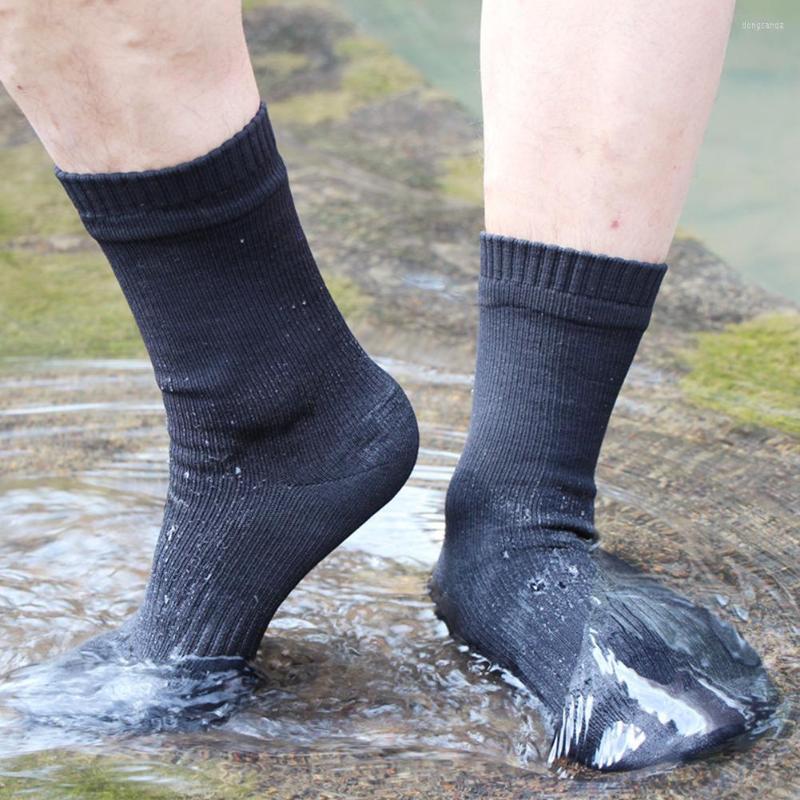 

Sports Socks Waterproof Warm Stockings Winter Breathable Soft Hiking Skiing Long For Mountaineering Cycling, Picture shown