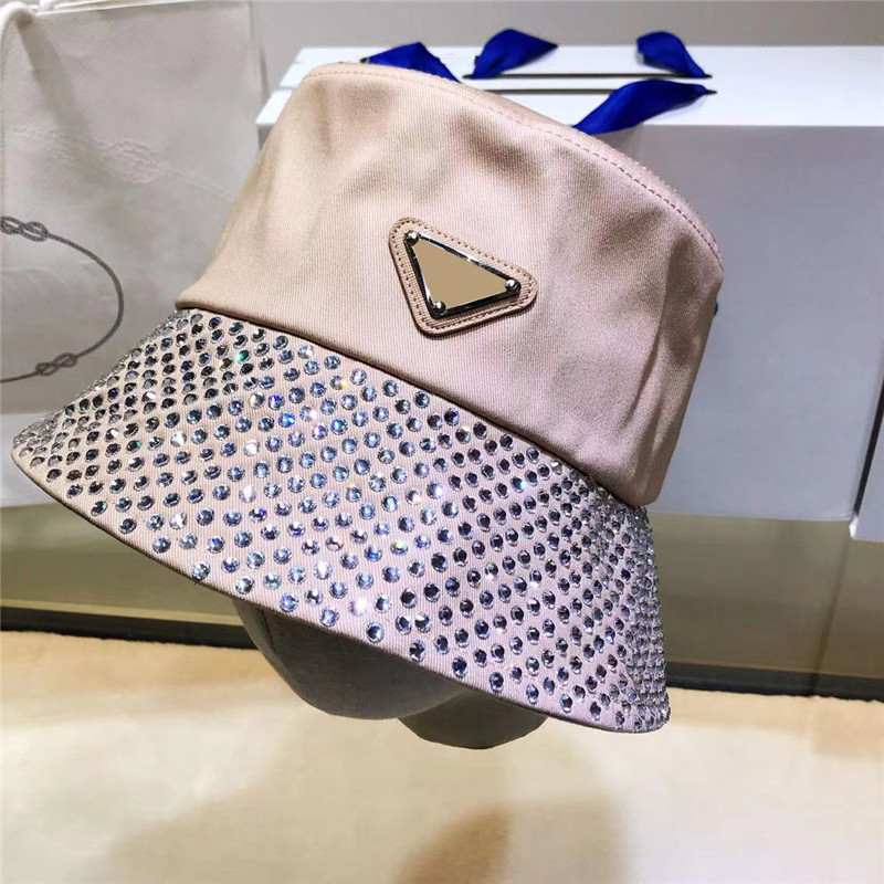 

Diamond Bucket Hats Women Designer Mens Luxury Triangle Bucket Hat Brown And Black Casual Fedora Fitted P Caps Bonnet Casquette Fisher Hat