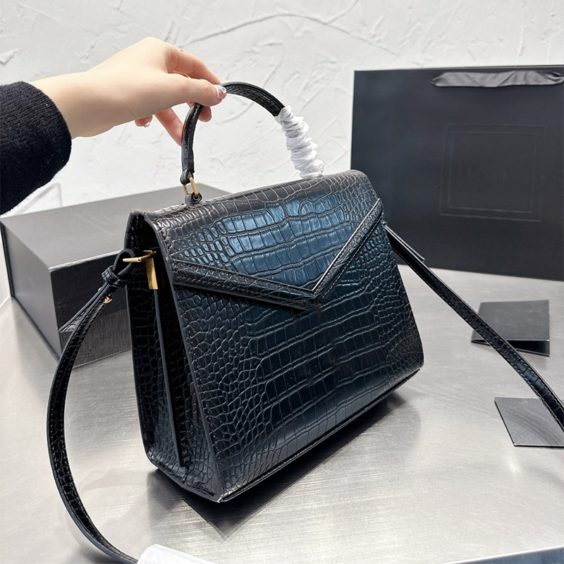 

fashion designer bag top tote shoulder bag handbag crossbody luxury genuine leather womens cross body bags purses totes card holder 25cm golden hardware, Black