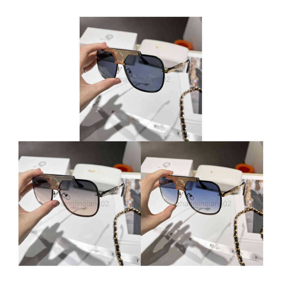 

Designer Versage Sunglass Cycle Luxurious Fashion Womans Mens Lovers Anti UV Summer Winter Medussa Sunglasses Send To Special Counter Box