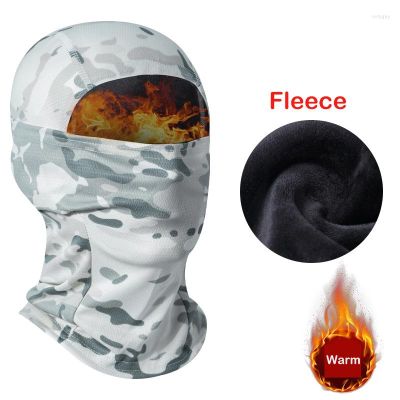 

Bandanas Winter Tactical Balaclava Warm Fleece Cycling Full Face Mask Military Hunting Hiking Skiing Scarf Windproof Camo Hats