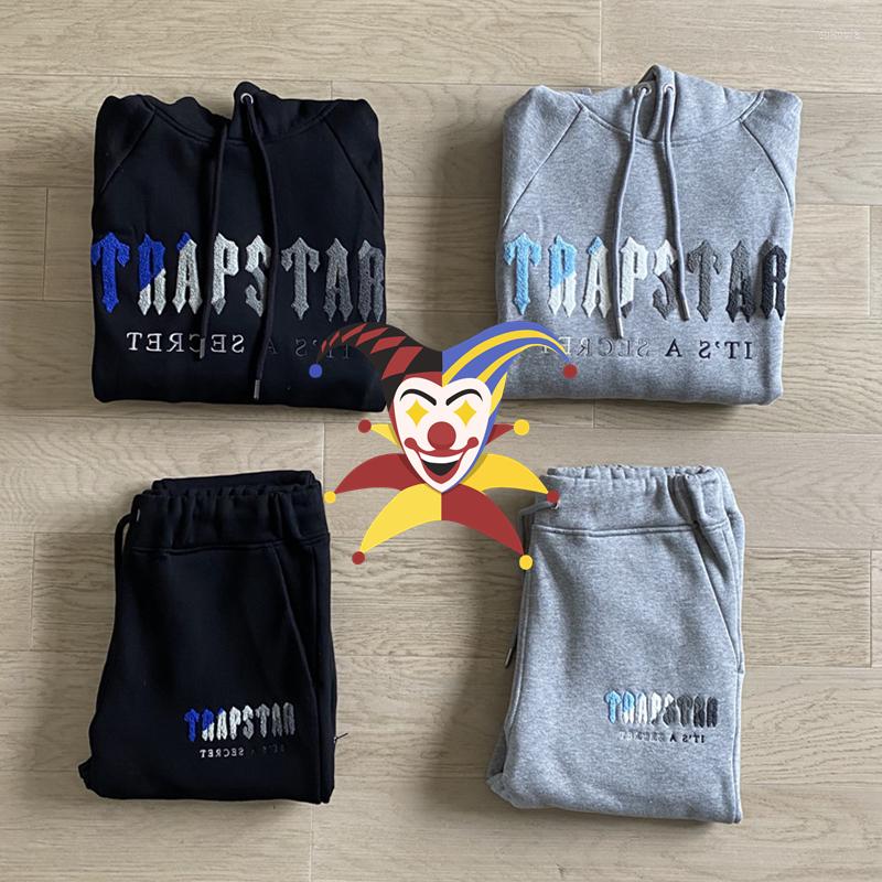 

Men's Hoodies 2022fw Fleece Trapstar Hoodie Hooded Men Women Loose Towel Embroidered Logo Sweatshirts Couple Lovers Pullover, 19