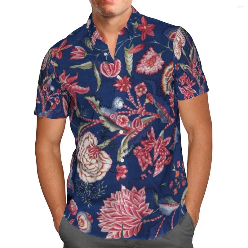 

Men's Casual Shirts Bright Flowers 3D Print Breathable Hawaiian Short Sleeve Shirt Summer Art Men's Party Graphic Street Button, Hawaiian shirt 07