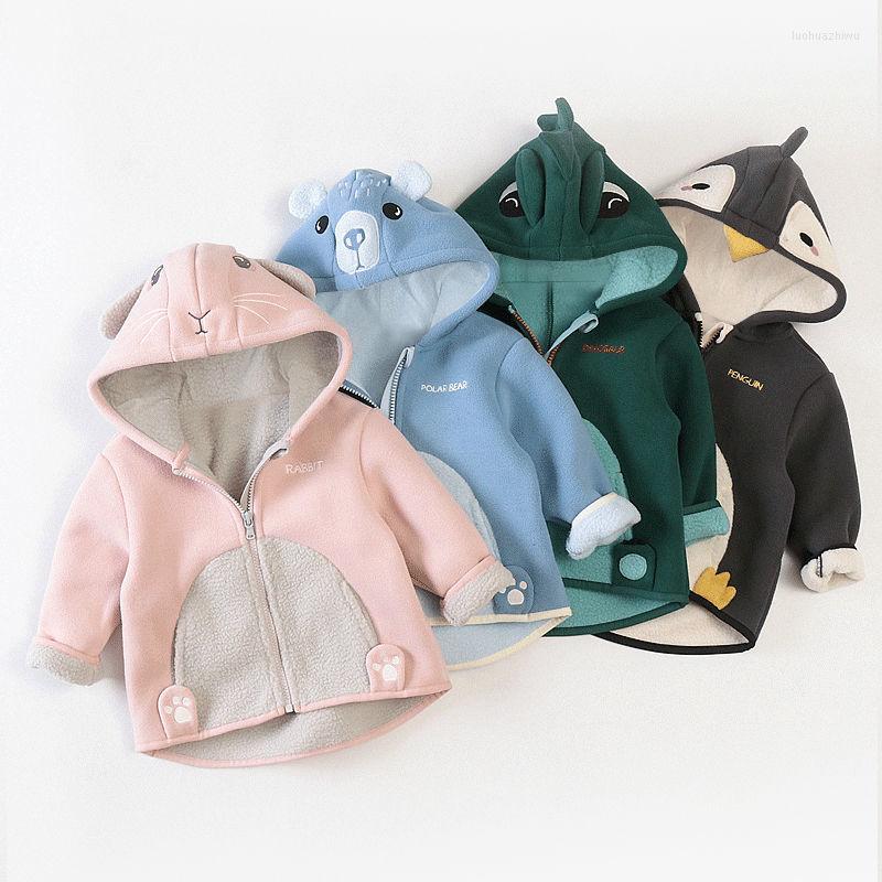 

Jackets Cute Born Baby Boy Girl Clothes Winter Fleece Infant Hoodie 0 3 6 12 Months 1 2 4 5 Years, B3