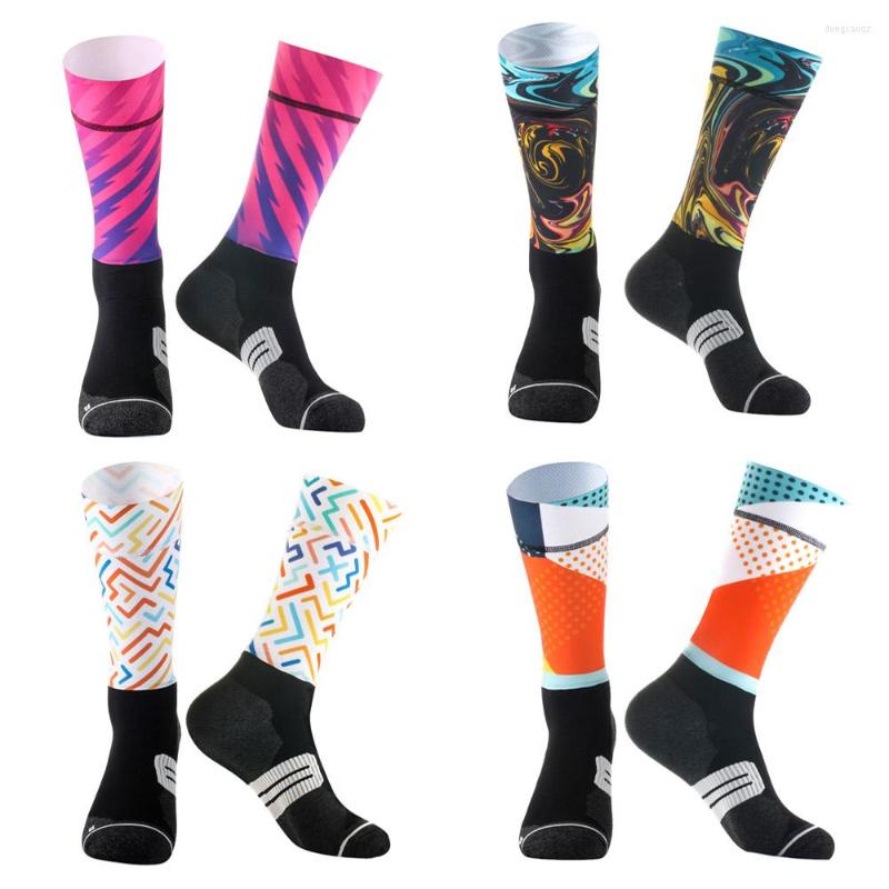 

Sports Socks Anti Slip Professional Bike Bicycle Compression Sport Sock Men And Women Running Racing Cycling, 03
